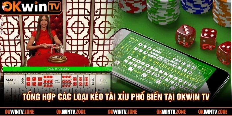 Tổng hợp các loại kèo tài xỉu phổ biến tại OKWIN TV